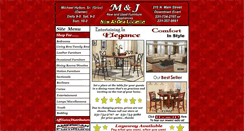 Desktop Screenshot of mandjfurniture.com
